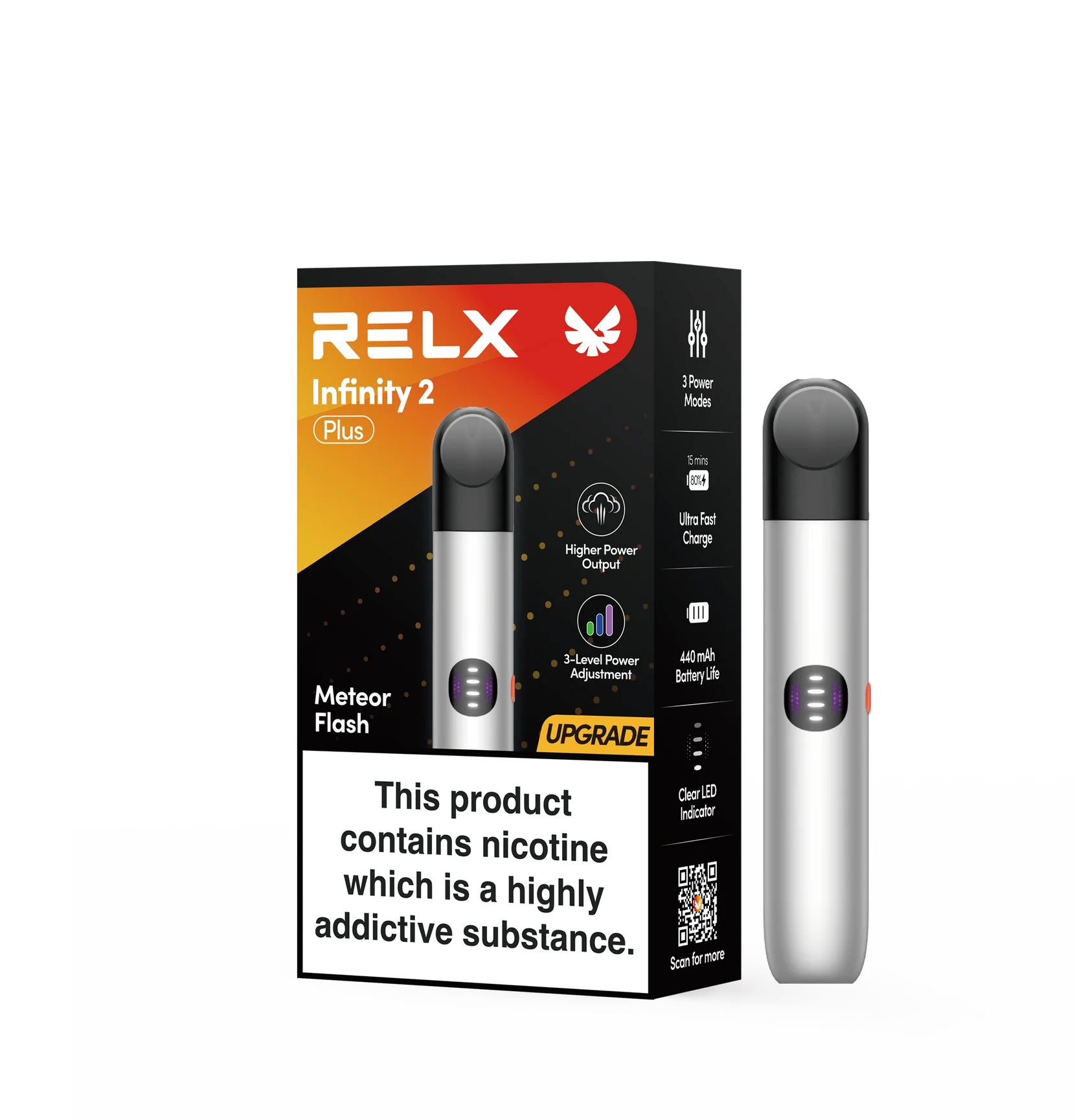 RELX Infinity 2 Plus Device Meteor Flash Colors - Six Pandas